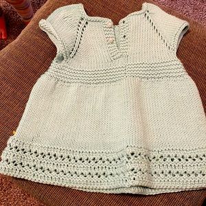 Beautiful hand knit dress.